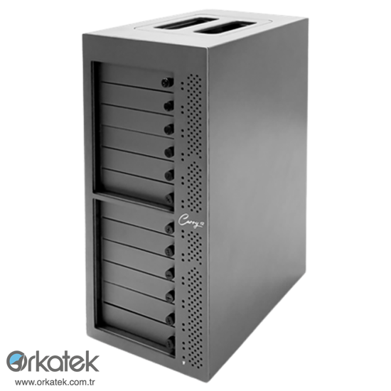144TB Accusys Gamma Carry 12 Thunderbolt 3 Depolama Ünitesi 144TB Accusys Gamma Carry 12 Thunderbolt 3 Depolama Ünitesi