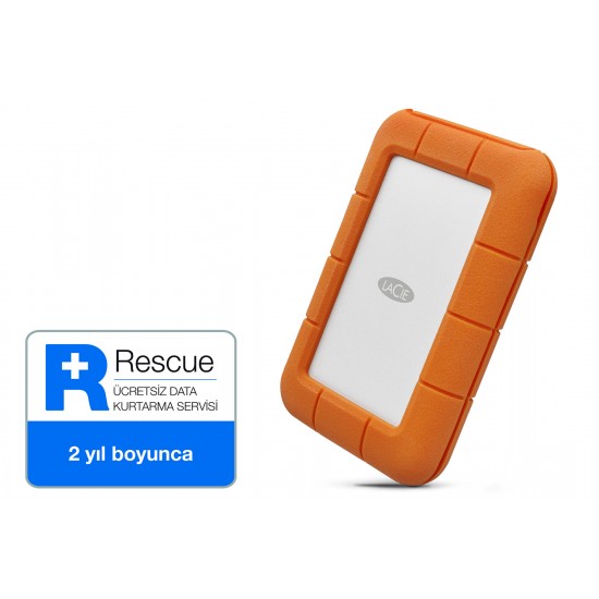 2TB LaCie STFR2000800 2.5" Usb 3.1 (Usb-C) Rugged Mini Taşınabilir Disk 2TB LaCie STFR2000800 2.5" Usb 3.1 (Usb-C) Rugged Mini Taşınabilir Disk