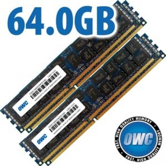 64GB OWC 4 x 16GB PC14900 DDR3 ECC-R 1866MHz DIMMs for Mac Pro Late 2013 64GB OWC 4 x 16GB PC14900 DDR3 ECC-R 1866MHz DIMMs for Mac Pro Late 2013
