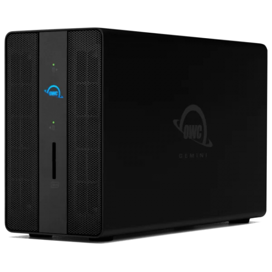 36TB OWC GEMINI - Thunderbolt 3 Dock and Dual-Drive Raid Solution 36TB OWC GEMINI - Thunderbolt 3 Dock and Dual-Drive Raid Solution