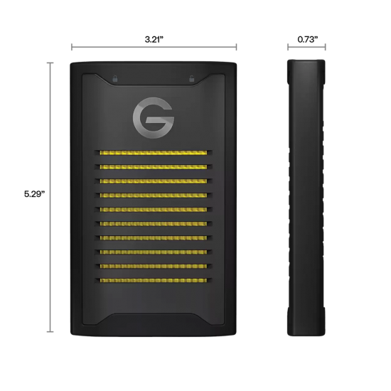 2TB Sandisk Professional G-DRIVE ArmorLock SSD - SDPS41A-002T-GBANB 2TB Sandisk Professional G-DRIVE ArmorLock SSD - SDPS41A-002T-GBANB